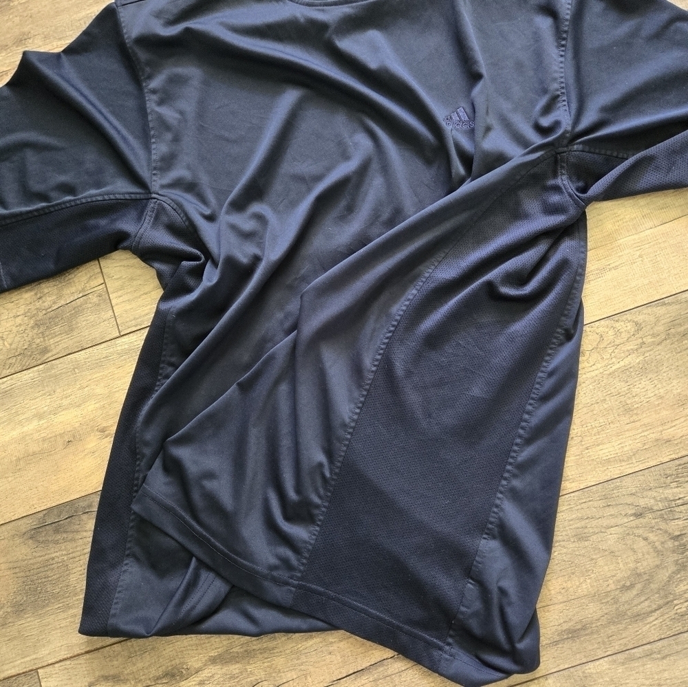 Adidas Mens Blue T-Shirt - Picture 8 of 9